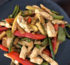 Wok de pollo con verduras